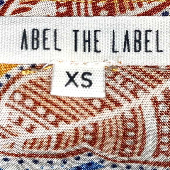 Abel the Label BOHO yellow floral 3/4 sleeve dress - Picture 7 of 8